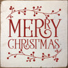 Merry Christmas (berry sprigs)