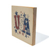 USA - Fabric Scraps (2-color) | Sawdust City Patriotic Wood Signs