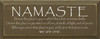 Namaste - I honor the place in you in which the entire universe dwells..|Namaste Wood Sign| Sawdust City Wood Signs
