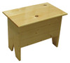 Small Indoor Storage Bench | 2' Pine Storage Bench | Storage Bench in Poly