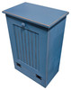 Small Wood Tilt-Out Trash Bin | Pine Furniture Made in the USA | Sawdust City Trash Bin in Old Williamsburg Blue