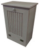 Small Wood Tilt-Out Trash Bin | Pine Furniture Made in the USA | Sawdust City Trash Bin in Old Anchor Gray