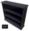 Small Hallway Bookcase | 3-Shelf Hall Bookcase  |  Sawdust City Bookshelf in Solid Black