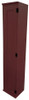 American Pine Hall Tree Cabinet by Sawdust City - Shown in Solid Burgundy