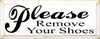 Please Remove Your Shoes  | Entryway Wood Sign| Sawdust City Wood Signs