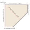 Top-Down diagram showing bottom measurements