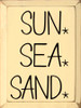 Sun Sea Sand |Summer Wood Signs | Sawdust City Wood Signs