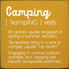Camping Definition