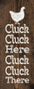 Cluck Cluck Here, Cluck Cluck There |  Farmhouse Animal Signs | Sawdust City Wood Signs