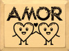 Amor |  Wooden Valentine Signs | Sawdust City Wood Signs