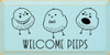 Welcome Peeps (3 Chicks)|  Wooden Easter Signs | Sawdust City Wood Signs