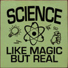 Science, Like Magic But Real | Educational Wood Signs | Sawdust City Wood Signs