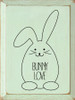 Bunny Love |  Wooden Spring Signs | Sawdust City Wood Signs
