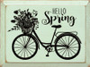 Hello Spring | Wooden Spring Signs | Sawdust City Wood Signs