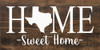 Home Sweet Home (Custom State) | Wooden State Signs | Sawdust City Wood Signs