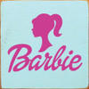 Barbie - Head Silhouette | Barbie Wood Signs | Sawdust City Wood Signs
