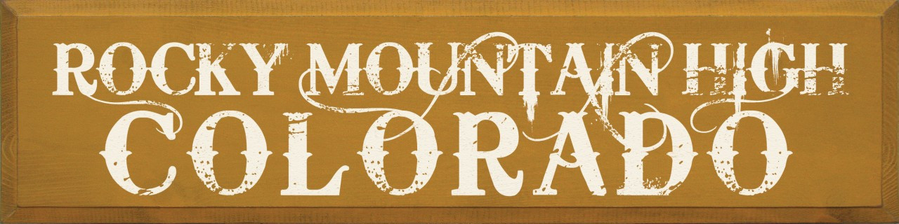 Rocky Mountain Woods Colorado 丸太　切株　小物入 Rocky Mountain High - Colorado |Colorado Wood Sign| Sawdust City