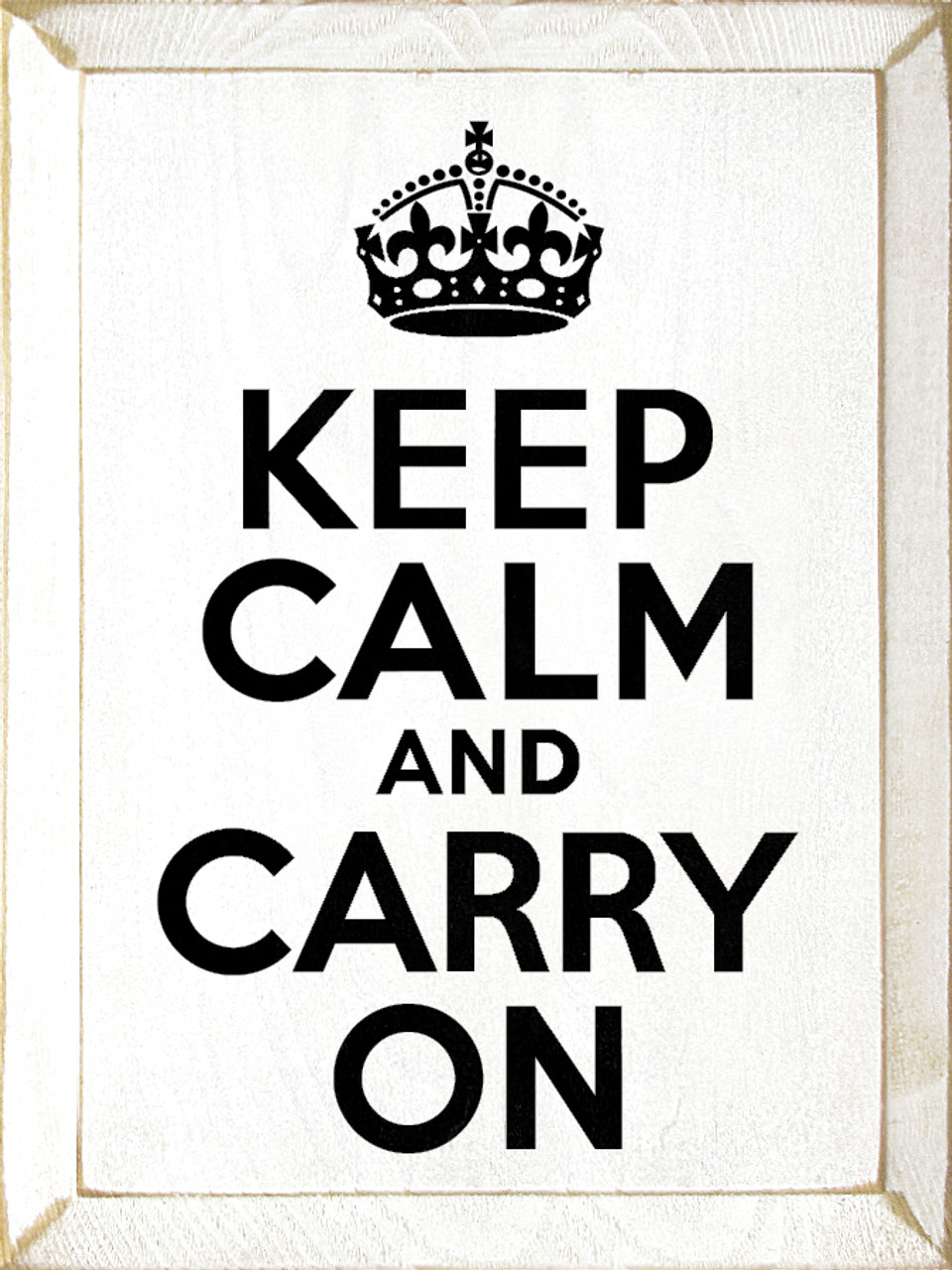 keep calm and carry on black and white