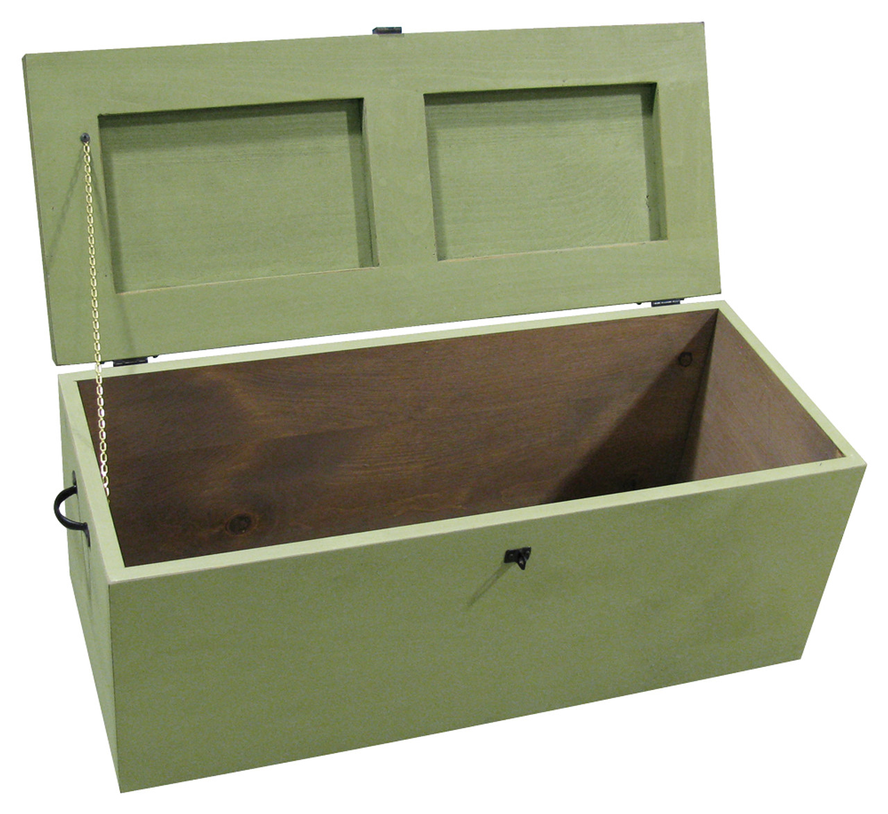 Wood Trunk ウッドトランク L size Vintiquewise Brown Rustic Large Wooden Storage Trunk with