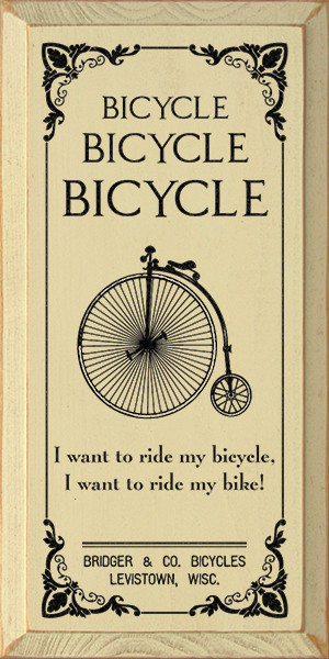 i want to bike