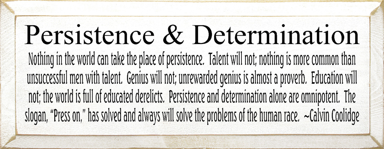 persistence calvin coolidge