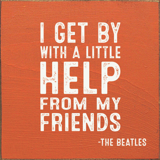 I Get By With A Little Help From My Friends - The Beatles | Wooden I Get By With A Little Help From My Friends - The Beatles | Wooden