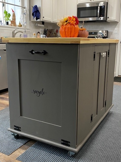 Custom Farmhouse Kitchen Island