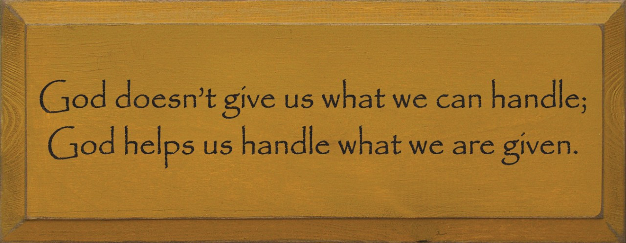 God helps... | Christian Wood Sign | Sawdust City Wood Signs