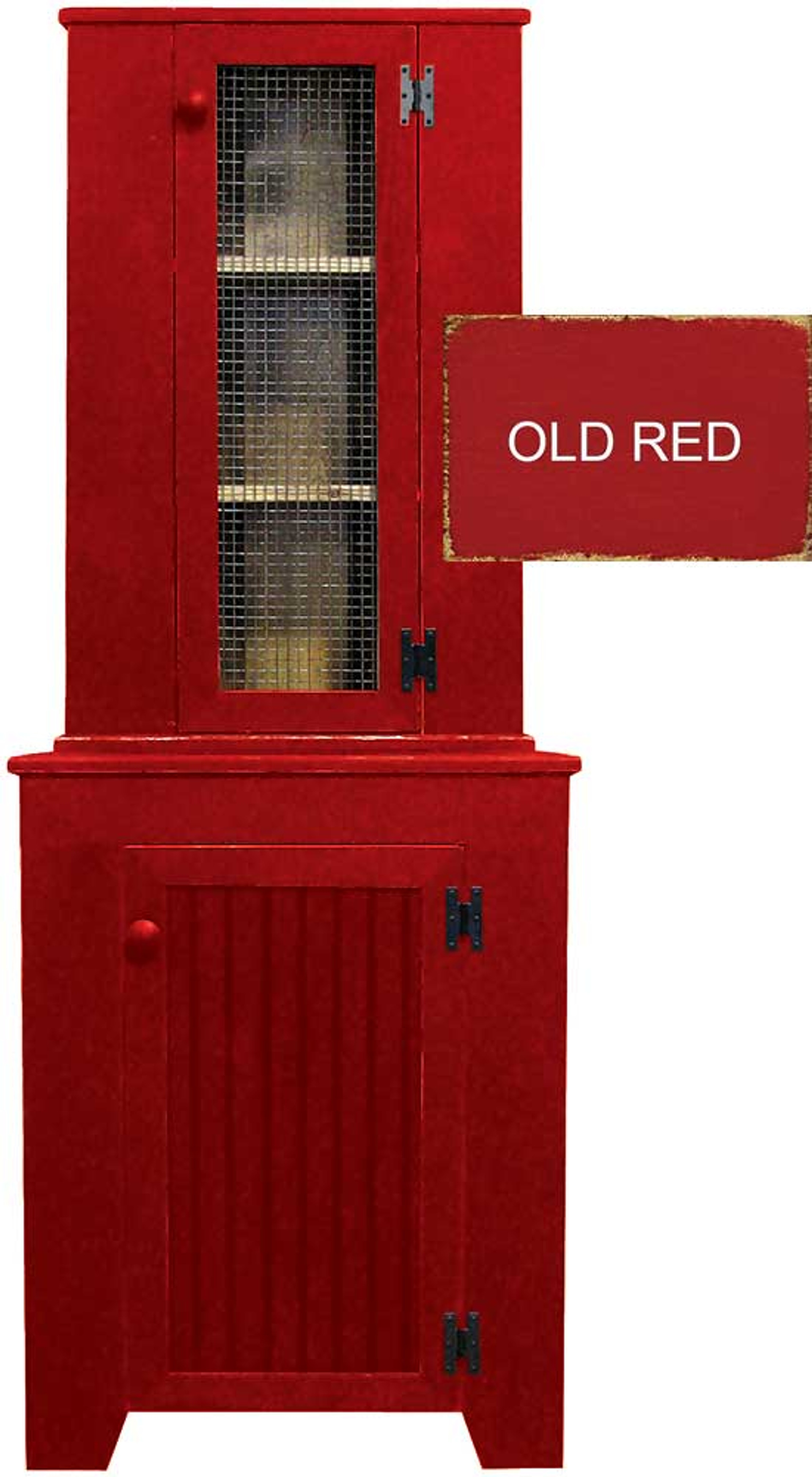 Corner Cupboard & Hutch Set Pine Kitchen Furniture Sawdust City