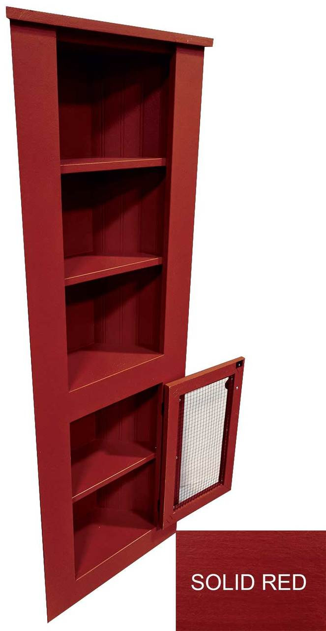 Corner Kitchen Hutch