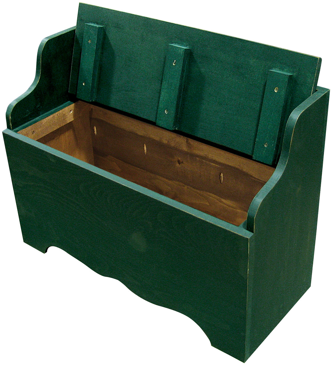 Toy Bench Large Size Wooden Storage Bench Sawdust City LLC