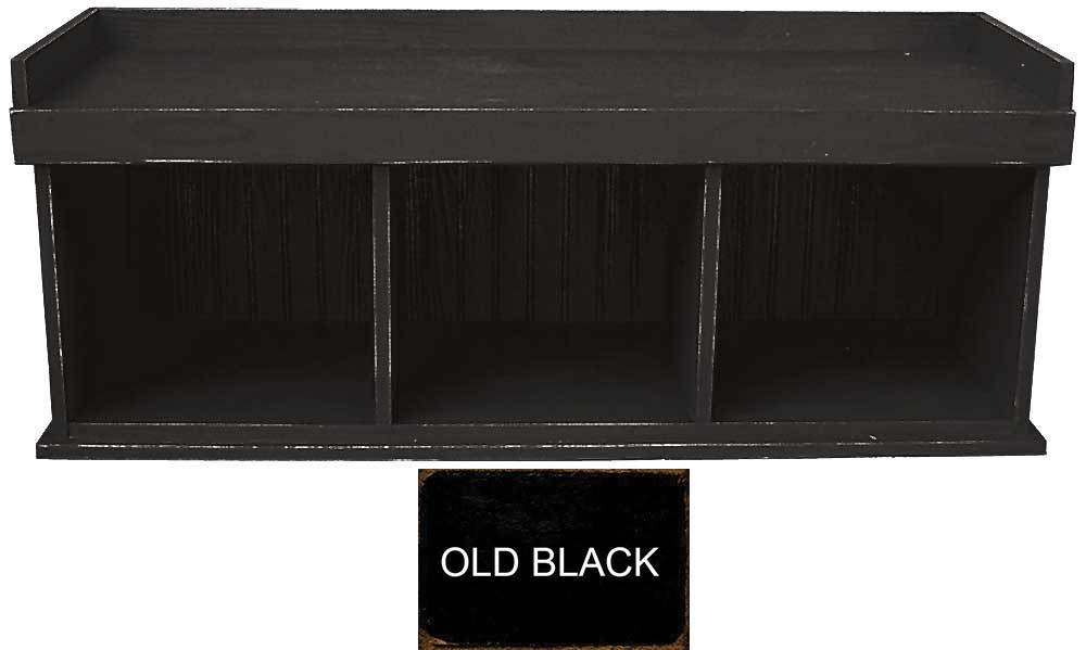 CUSTOM ExtraWide Cubby Bench & Shelf Sawdust City LLC