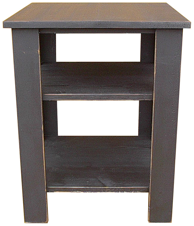 Tall End Table with Drawer