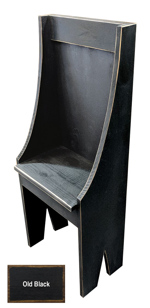 Small Primitive Chair Wooden Chair Sawdust City LLC