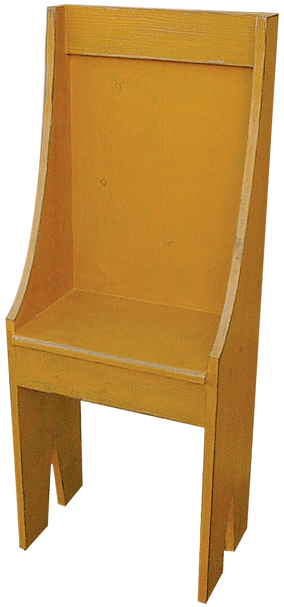 Small Primitive Chair Wooden Chair Sawdust City LLC