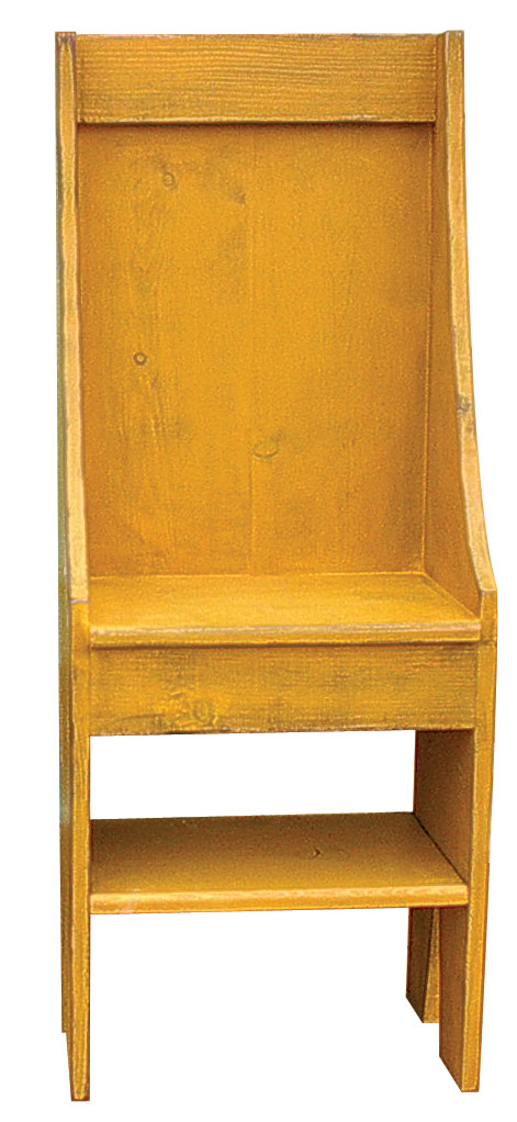 Small Primitive Chair Wooden Chair Sawdust City LLC