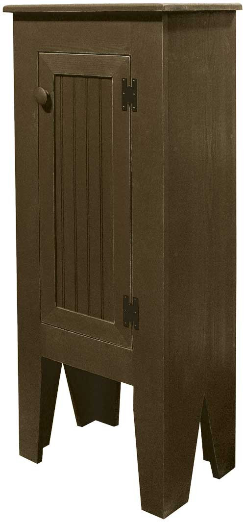 Tall Leg Jelly Cupboard Wooden with Three Shelves Sawdust