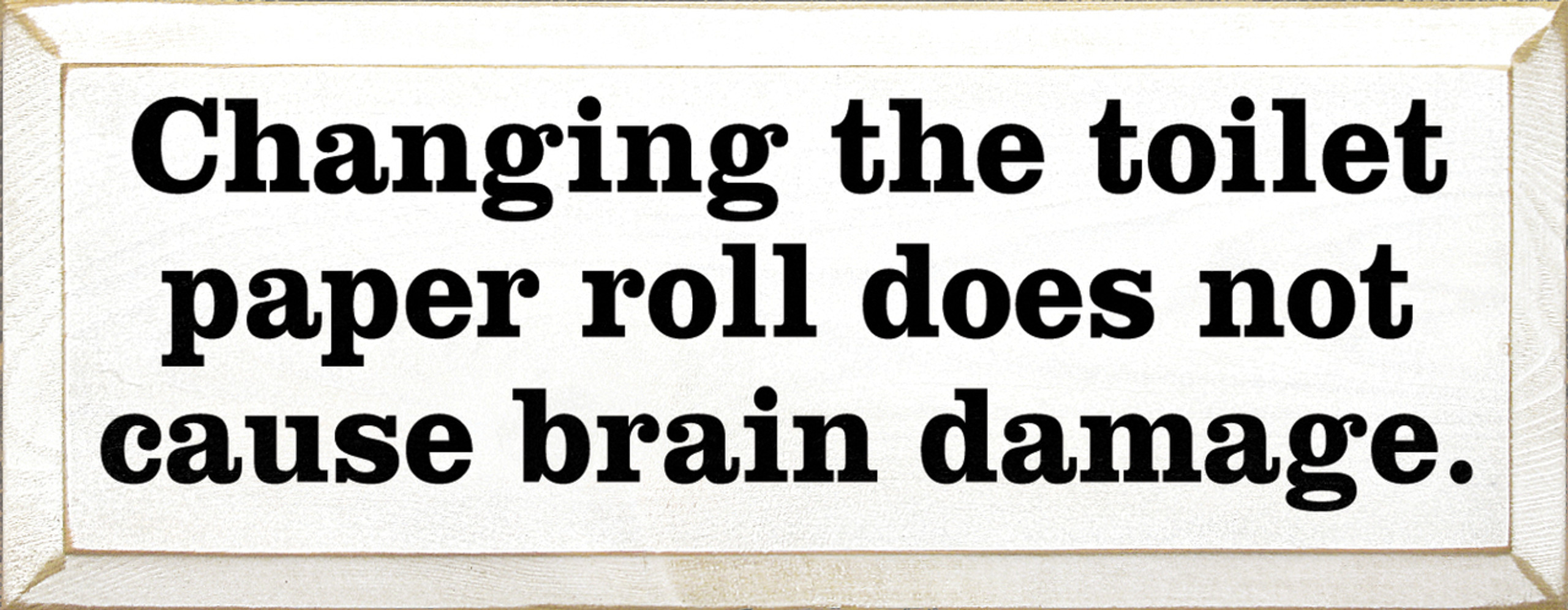 Changing The Toilet Paper Roll Does Not Cause Brain Damage | Funny ...