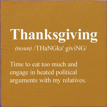 Thanksgiving - Funny Definition