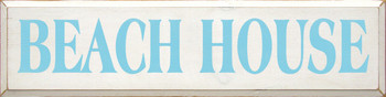 Beach House | Summer Wood Sign  | Sawdust City Wood Signs