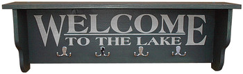 Shown in Old Black with hooks and lettering from a 9x36 sign