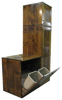 CUSTOM - Utility Room Storage | Custom Pine Storage | Sawdust City Custom Furniture