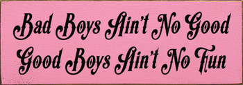 Shown in Old Pink with Black lettering