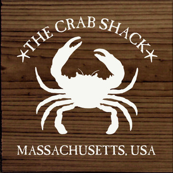 The Crab Shack - Custom State | Wood  Sign| Sawdust City Signs