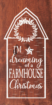 I'm dreaming of a farmhouse Christmas |Christmas Wood Signs | Sawdust City Wood Signs