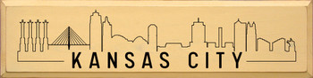 Kansas City Skyline |City Skyline Wood Signs | Sawdust City Wood Signs