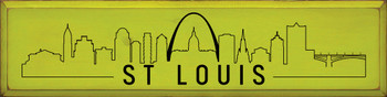 St. Louis Skyline |City Skyline Wood Signs | Sawdust City Wood Signs