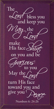 The Lord Bless You And Keep You. May The Lord Make His Face