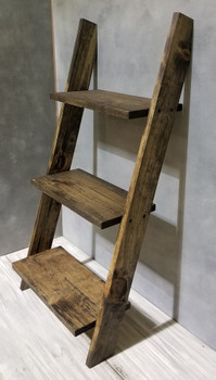 Sturbridge Yankee Workshop Mini Display Ladder | Solid Pine Short Ladder Shelf | Sawdust City Wood Products