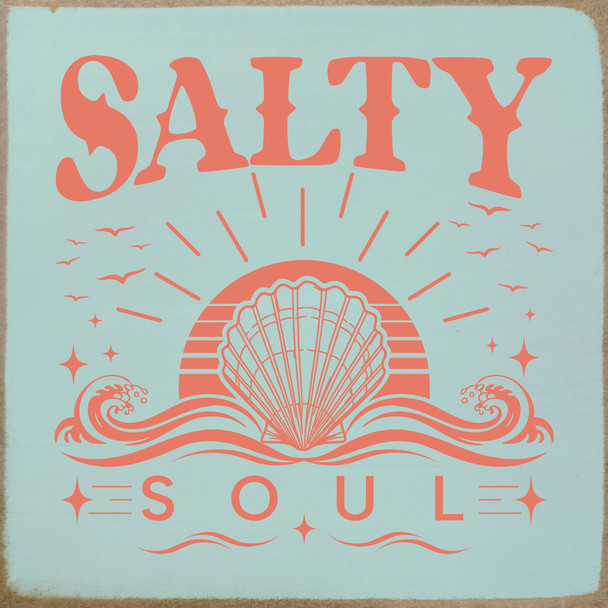 Salty Soul | Sawdust City Wood Beach Signs